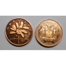 JAMAICA 1 Cent 1971 PROOF