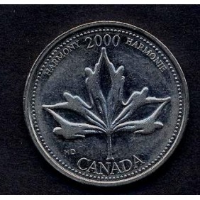 CANADA 25 Cents 2000 Harmony