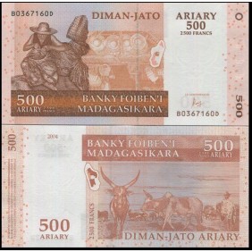 MADAGASCAR 500 Ariary 2004