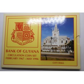 GUYANA Set 1 5 10 Dollars...