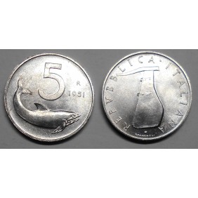 5 LIRE 1951