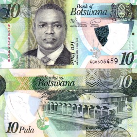 BOTSWANA 10 Pula 2022 Polymer
