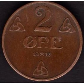 NORWAY 2 Ore 1912