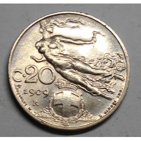 20 Centesimi 1909 donna...