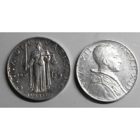 VATICANO 5 Lire 1951