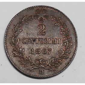 2 Centesimi 1867 M