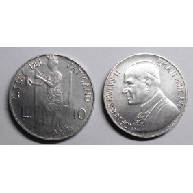 VATICANO 10 Lire 1980