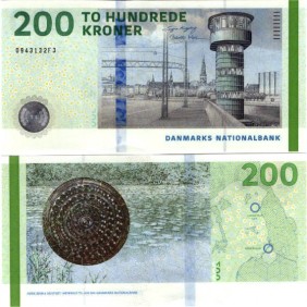 DENMARK 200 Kroner 2021...