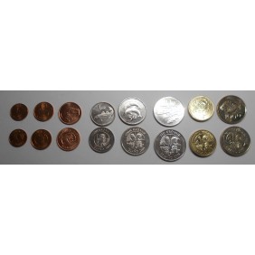 ICELAND Set coin 5,10,50...