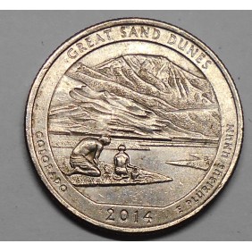 USA 1/4 Dollar 2014 P...