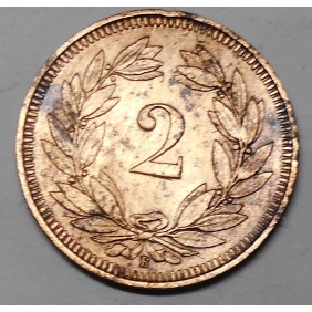 SWITZERLAND 2 Rappen 1913