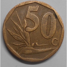 SOUTH AFRICA 50 Cents 2006