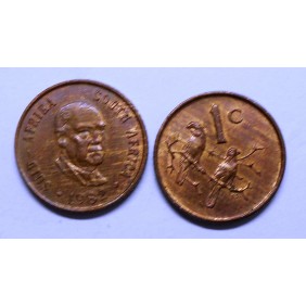 SOUTH AFRICA 1 Cent 1982...
