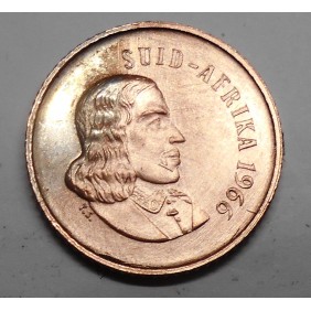 SOUTH AFRICA 1 Cent 1966...