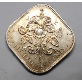 BAHAMAS 15 Cents 1969
