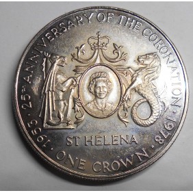 SAINT HELENA 1 Crown 1978 -...