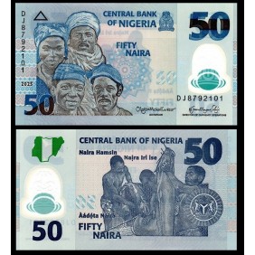 NIGERIA 50 Naira 2025 Polymer