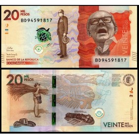COLOMBIA 20.000 Pesos 2021