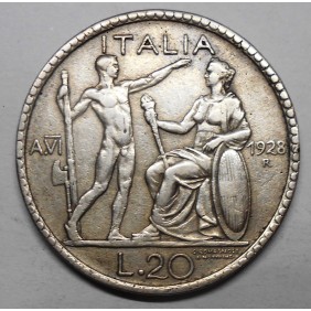 20 Lire LITTORE 1928 AG
