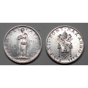 VATICANO 1 Lira 1951
