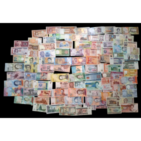Lotto di 100 banconote...