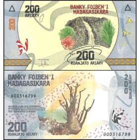 MADAGASCAR 200 Ariary 2017...