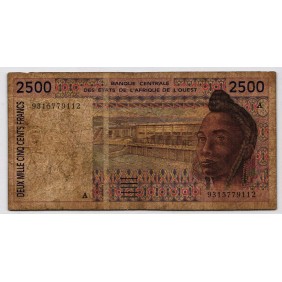 IVORY COAST (W.A.S.) 2500...
