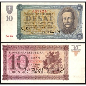 SLOVAKIA 10 Korun 1943...