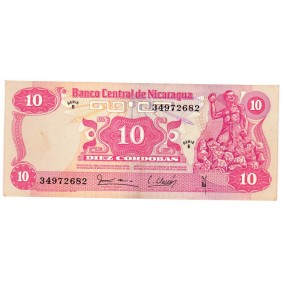 NICARAGUA 10 Cordobas 1979