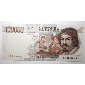 100.000 Lire Caravaggio 1...