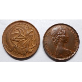 AUSTRALIA 2 Cents 1968