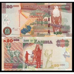 ZAMBIA 20.000 Kwacha 2012