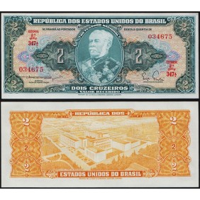 BRAZIL 2 Cruzeiros 1956