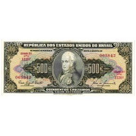 BRAZIL 500 Cruzeiros 1955-60