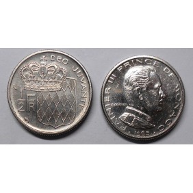 MONACO 1/2 Franc 1965