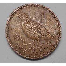 GIBRALTAR 1 Penny 1991 AA