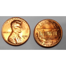 USA 1 Cent 1970 D Lincoln...