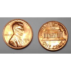 USA 1 Cent 1972 D Lincoln...
