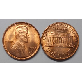 USA 1 Cent 1973 D Lincoln...