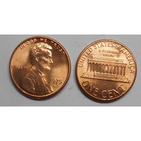 USA 1 Cent 1975 D Lincoln...