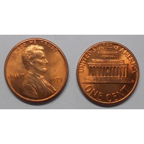 USA 1 Cent 1979 Lincoln Red...