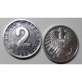 AUSTRIA 2 Groschen 1973 Proof