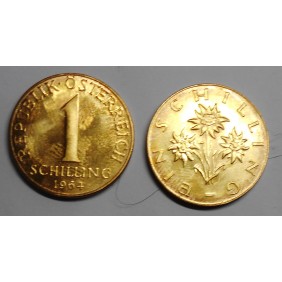 AUSTRIA 1 Schilling 1964 Proof