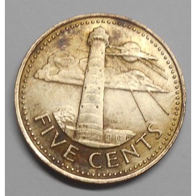 BARBADOS 5 Cents 1982