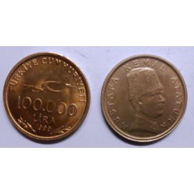 TURKEY 100.000 Lira 1999...
