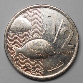 MOROCCO 1/2 Dirham 2013