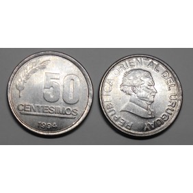 URUGUAY 50 Centesimos 1994