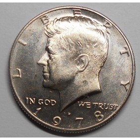 USA Half Dollar Kennedy 1978 D