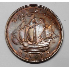 GREAT BRITAIN 1/2 Penny 1937