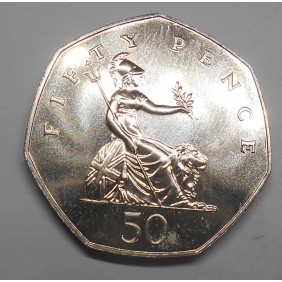 GREAT BRITAIN 50 Pence 1993